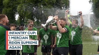 1 Mercian retain Infantry Cup in wet conditions against 2 Scots [upl. by Ginelle]