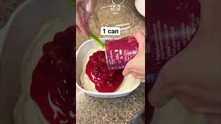 Crescent Cherry Cream Cheese Cobbler 6Ingredient shorts youtubeshorts creamcheese cherry [upl. by Dryfoos]