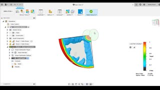 Fusion 360 Topology Optimization for Gear Load Path Analysis FEA Design Optimization [upl. by Osei]