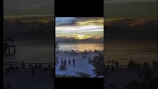 9124 naples Florida Sunset earthcam naplespier pier gulfofmexico southwestflorida [upl. by Bove]