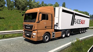 Loading a Refrigerated Trailer in Radeaux Depot  MAN TGX  ETS2 Simulator High Speed [upl. by Yancy]