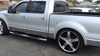 RIMTYME HAMPTON 2007 LINCOLN MARK LT SITTING ON 26quot AKUZA WHEELS [upl. by Bronwen]