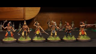 Indian Warriors  Muskets amp Tomahawks  Plus Napoleonic French Fusiliers WIP [upl. by Ellehcir]