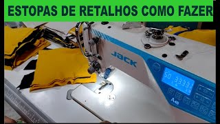 Como fazer estopas com sobras de retalhos [upl. by Enatan]