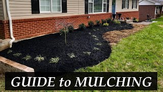 How to MULCH the Landscape  A COMPLETE GUIDE [upl. by Uta305]