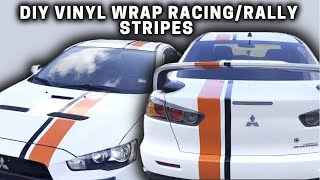 Add Racing  Rally Stripes To Any Car With Vinyl Wrap [upl. by Alden]