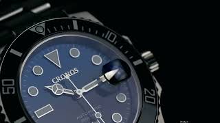 Cronos Water Ghost Luxury Dive Watch PT5000 Movement L6005with Calendar [upl. by Gar]