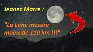 TERRE PLATE  La lune mesure moins de 110 kilomètres daprès Jeanez Marre [upl. by Lindi]