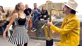 Every Breath You Take The Police Daniele Vitale amp Karolina Protsenko  Sax amp Violin Cover [upl. by Naivart435]