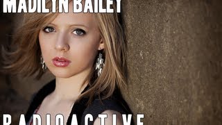 Madilyn Bailey  Radioactive  Lyrics HD [upl. by Miki]