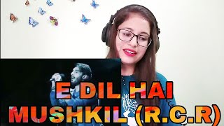 Ae Dil H Mushkil  RCR RAPPER MTV Reaction By Mehak [upl. by Udelle]