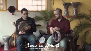 Riq and Darbuka  Wahda and Chiftetelli rhythms [upl. by Ashok]