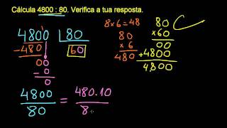 Aprender a Dividir Números Inteiros exercício 5 [upl. by Mihar676]