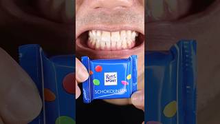 ASMR  Ritter Sport Milk Chocolate with Multi Hue Sugar Pearls Doctor Tristan Peh ASMR [upl. by Suolkcin]