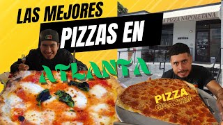 LAS MEJORES PIZZAS EN ATLANTA  REBANADA DE PIZZA GIGANTE🍕 [upl. by Alvita]