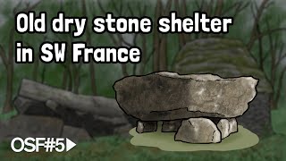 Old dry stone shelter in SW France [upl. by Gerlac]