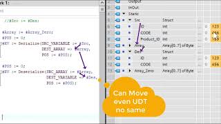 Serialize Deserialize example Comparison symbolic program [upl. by Natlus]