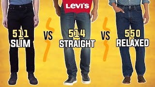 Which Levis Jean Is Best FOR YOU  511 VS 514 VS 550 [upl. by Ruscio]