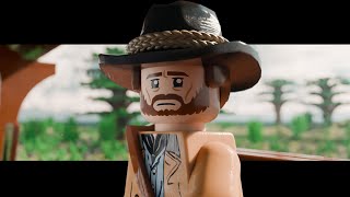 Arthur Morgan and Sister Calderón Scene but in LEGO  Blender 3D Animation  4K [upl. by Vannie]