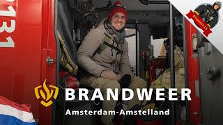 Visita ai VIGILI DEL FUOCO di Amsterdam  Olanda BRANDWEER [upl. by Adnilre]