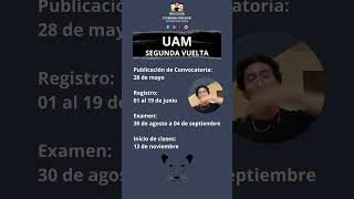 ⚫🐈‍⬛ Convocatoria UAM 2023 SEGUNDA VUELTA ✅ UAM SEGUNDAVUELTA segundavueltauam examenesdeadmisi [upl. by Tnomel]