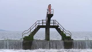 Remplissage de la piscine de Bon Secours à SaintMalo 4K [upl. by Bruno]