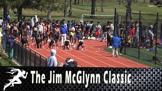 Boys 100m Dash Open  Jim McGlynn Classic 2024 High School Track and Field [upl. by Tremayne]