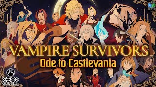 GE LIVE VAMPIRE SURVIVORS ODE TO CASTLEVANIA Xbox Series [upl. by Srednas]