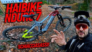 HAIBIKE NDURO 7 SCHIACCIASASSI NELLANIMO [upl. by Assiram]