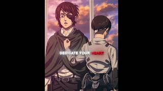 Levi x Hange edit  edit anime aot [upl. by Irroc]