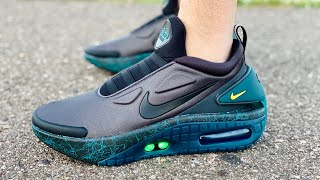 Nike Auto Adapt Max Anthracite “ Feel the air “ 2020 on feet Review Ft Shubham Saxena [upl. by Annaili]