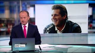 Glenn Frey’s death reported on RTÉ News 19th January 2016 [upl. by Dera]