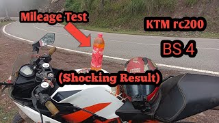 KTM rc 200 BS4 Mileage Test  Kitna mileage Deti h Ktm Rc 200 Bs4 [upl. by Eatton]