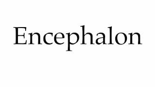 How to Pronounce Encephalon [upl. by Odrahcir]