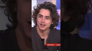 Timothee Chalamet speaking French on Ca a Vous promoting Wonka Movie timotheechalamet [upl. by Ethban777]