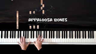 Appaloosa Bones Gregory Alan Isakov Piano Cover Piano Tutorial Instrumental [upl. by Ailelc]