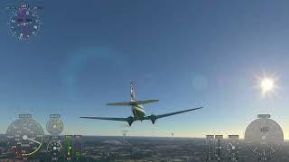 Microsoft Flight Simulator babice to okiecie full flight [upl. by Anoi]