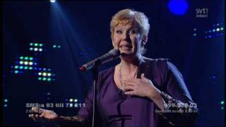 Melodifestivalen 2009 Susanne Alfvengren Du är älskad där du går [upl. by Nunnery192]