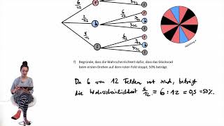 ZP 10 NRW 2021  Zentrale Prüfung MSA  Wahrscheinlichkeitsrechnung Glücksrad  Übungsaufgabe [upl. by Jewell]