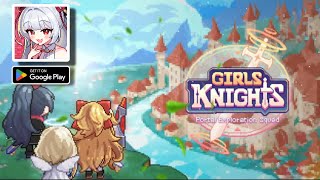 Girls Knights SQUAD RPG Gameplay  Android [upl. by Kong209]