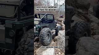 2days till we head back to Choccolocco Mountain ORV Park for 2024 Great American Crawl rockcrawler [upl. by Kirstyn501]