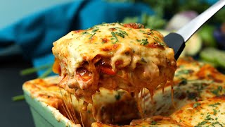 How To Make Chicken Fajita Lasagna [upl. by Aerdnu]