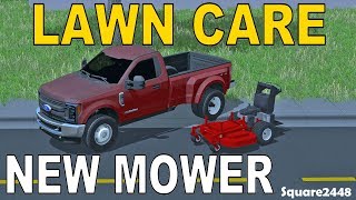 Farming Simulator 17  New Ferris Stand On amp F350 Dually  Lawn Care  2018 F150 [upl. by Attevaj]