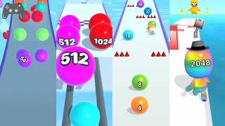 BEST MOBILE GAMES ANDROID IOS BALL RUN GAMES [upl. by Yazbak810]