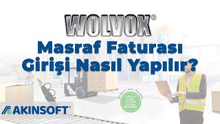 Akınsoft Wolvox 8de Masraf Faturası Nasıl Girilir [upl. by Atilek]