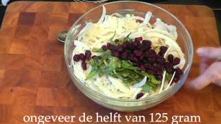 Agarecept Venkelsalade met gedroogde cranberry’s [upl. by Dorothy]