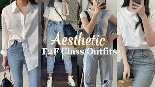 AestheticMinimalist Outfits For F2F Class 2022 Color Combos Pinterest amp Korean OutFits [upl. by Lartnom]