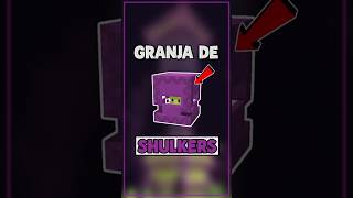 ✅ GRANJA DE SHULKERS PARA MINECRAFT BEDROCK 121 minecraft minecraft shortsminecraft minecraftpe [upl. by Ttoille]