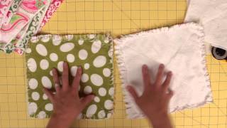 How to prep and cut squares for a rag quilt [upl. by Erret]