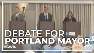 Top candidates for Portland mayor meet for debate ahead of 2024 race [upl. by Abernathy]